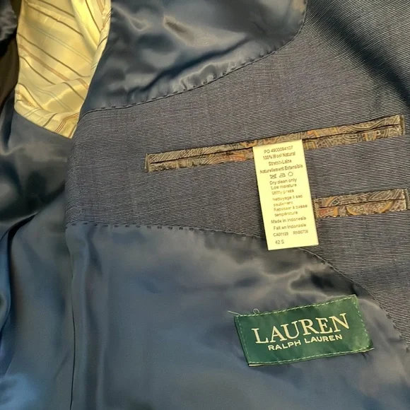 Ralph Lauren Navy Suit w/ pants 36x30 - Worn >5 times